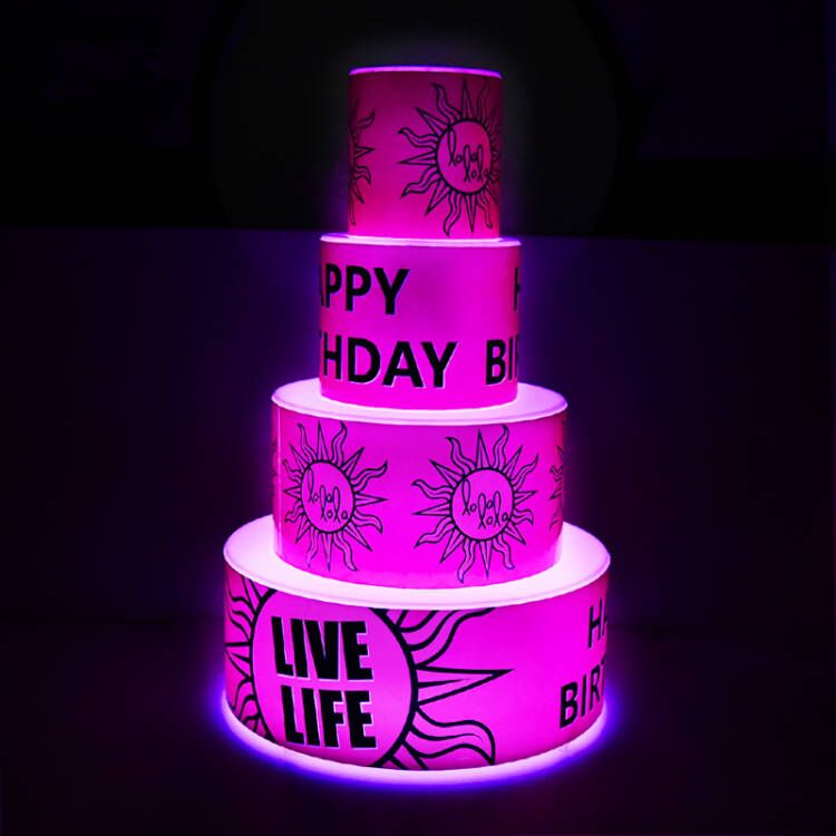 Custom No MOQ LED Bottle Presenter Glorifier Display VIP Service with Customized Night Club Bar Lounge Logo