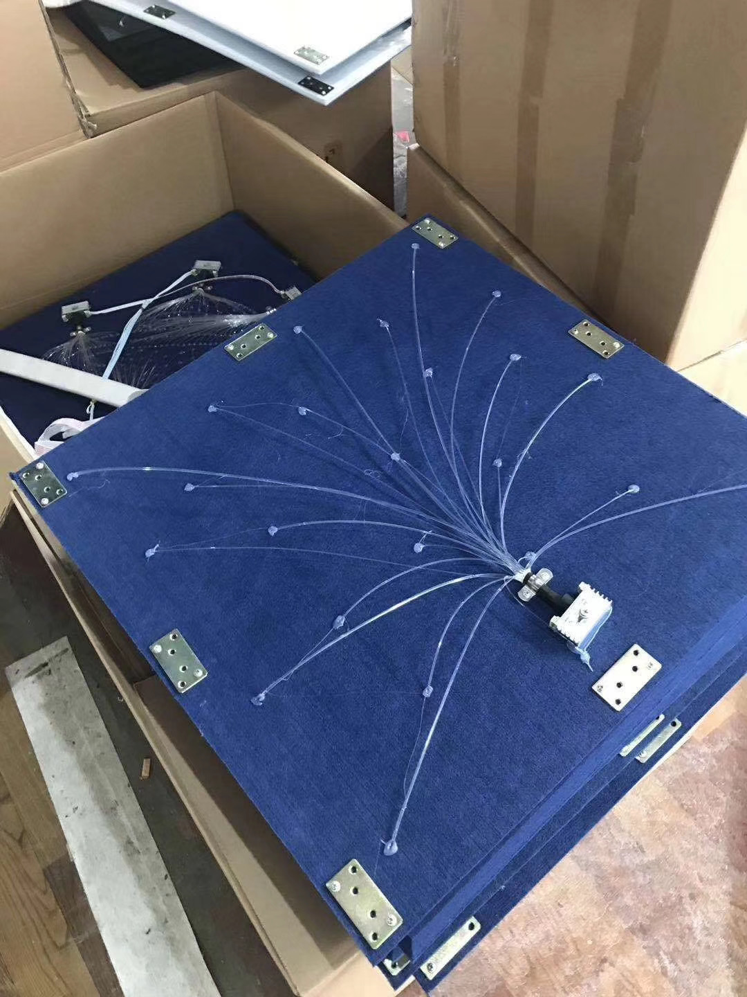 KTV Corridor Bedroom Living Room Ceiling Water-Resistant Dimmable Remote Control LED Fiber Optic Light Factory Wholesale