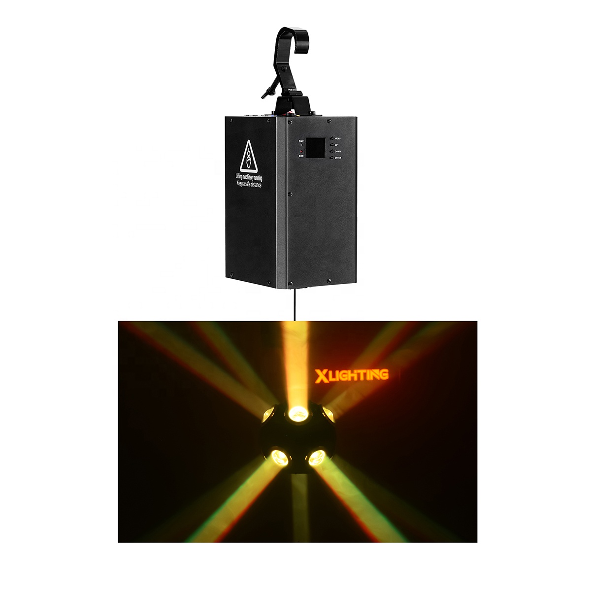 New LED Kinetic 28cm Football Light System Night Club Lighting For Disco Events Winch Dmx Led Kinetic Lighting