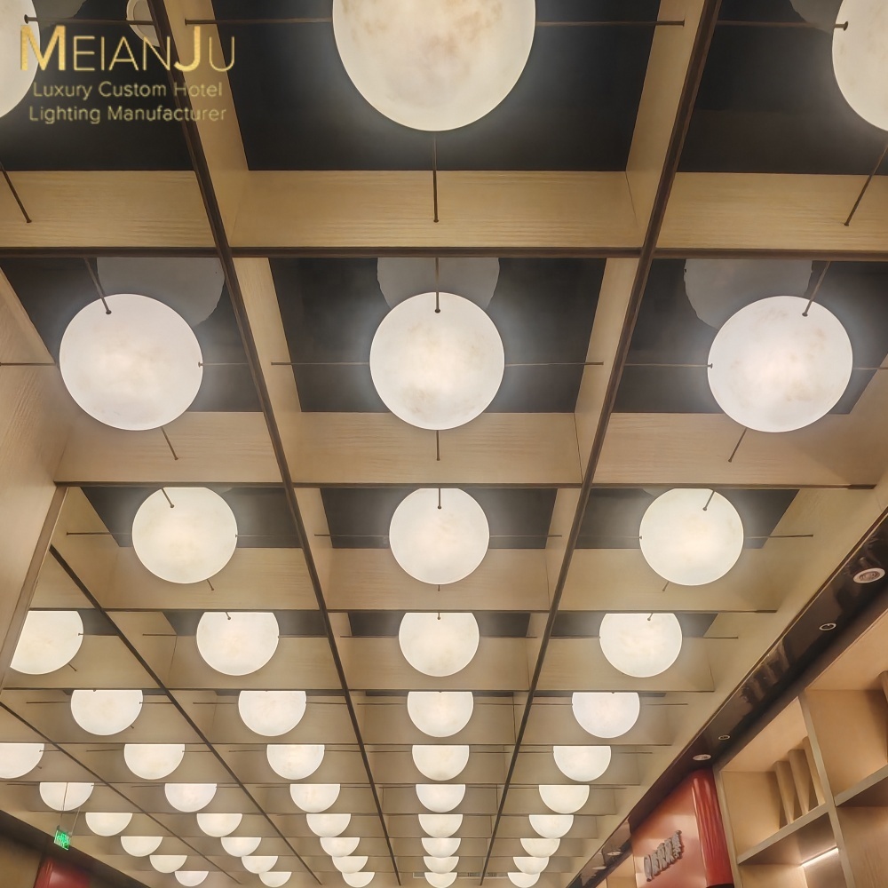 Artisan Resin Grand Hotel Lobby Chandelier Opulent Suspension Pendant Light for Boutique Public Spaces Architectural Element
