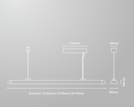 Indoor Hotel Living Room Chandelier Light Led Modern Style Decorating Pendant Lighting