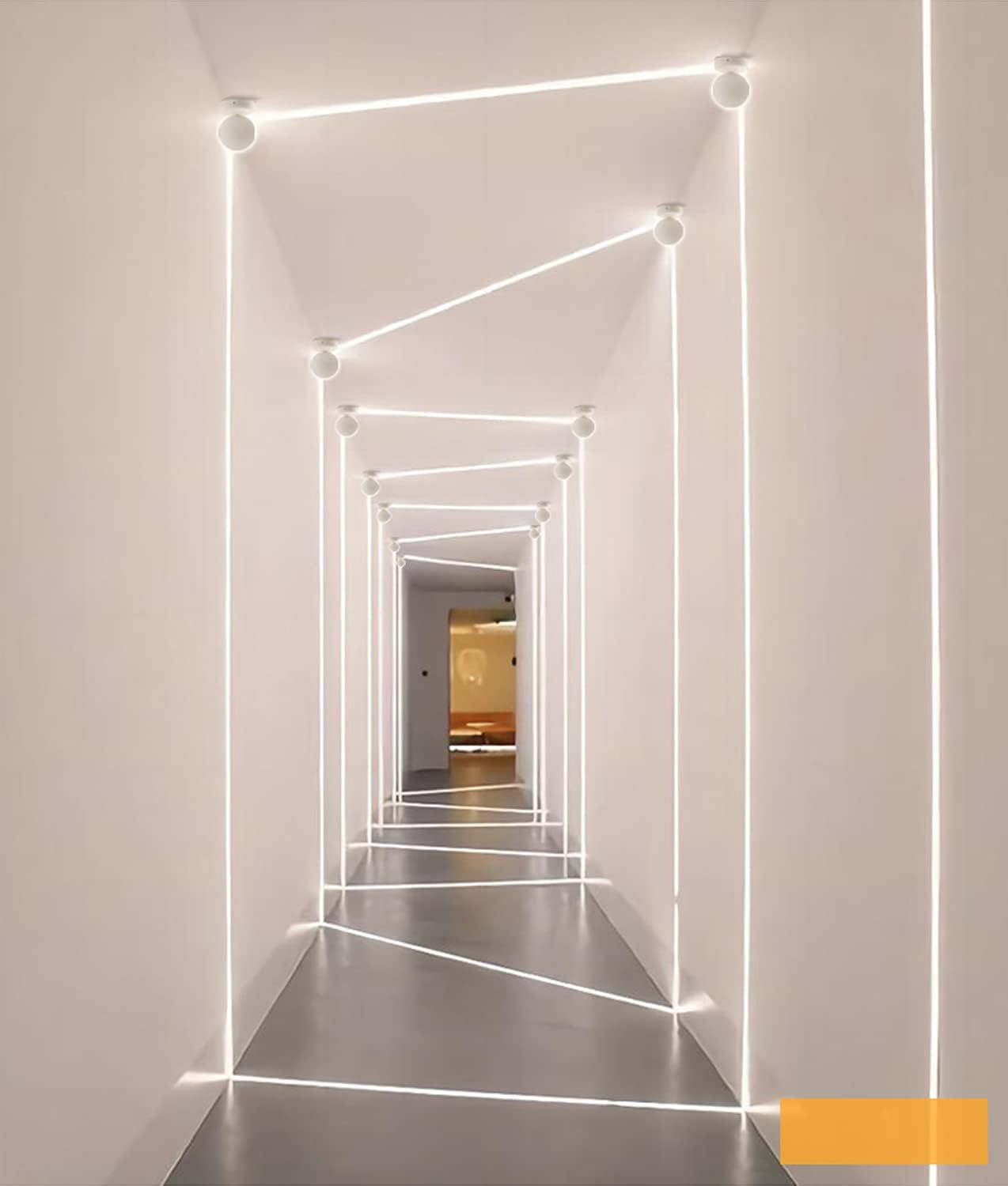 360Degree Rotating Corridor Exterior Wall Decorative KTV Hotel Club Landscape Trick Light