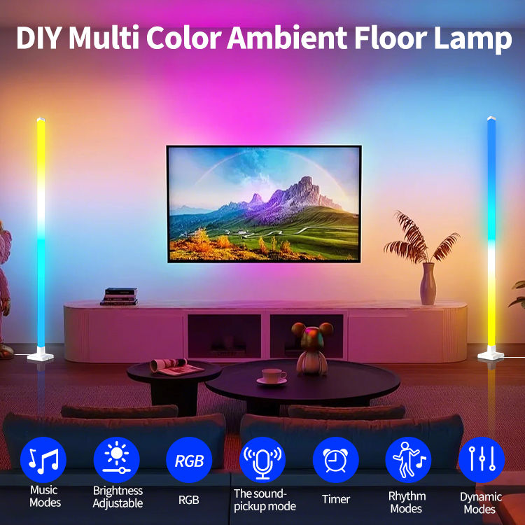 RGB Floor Lamp Display 1