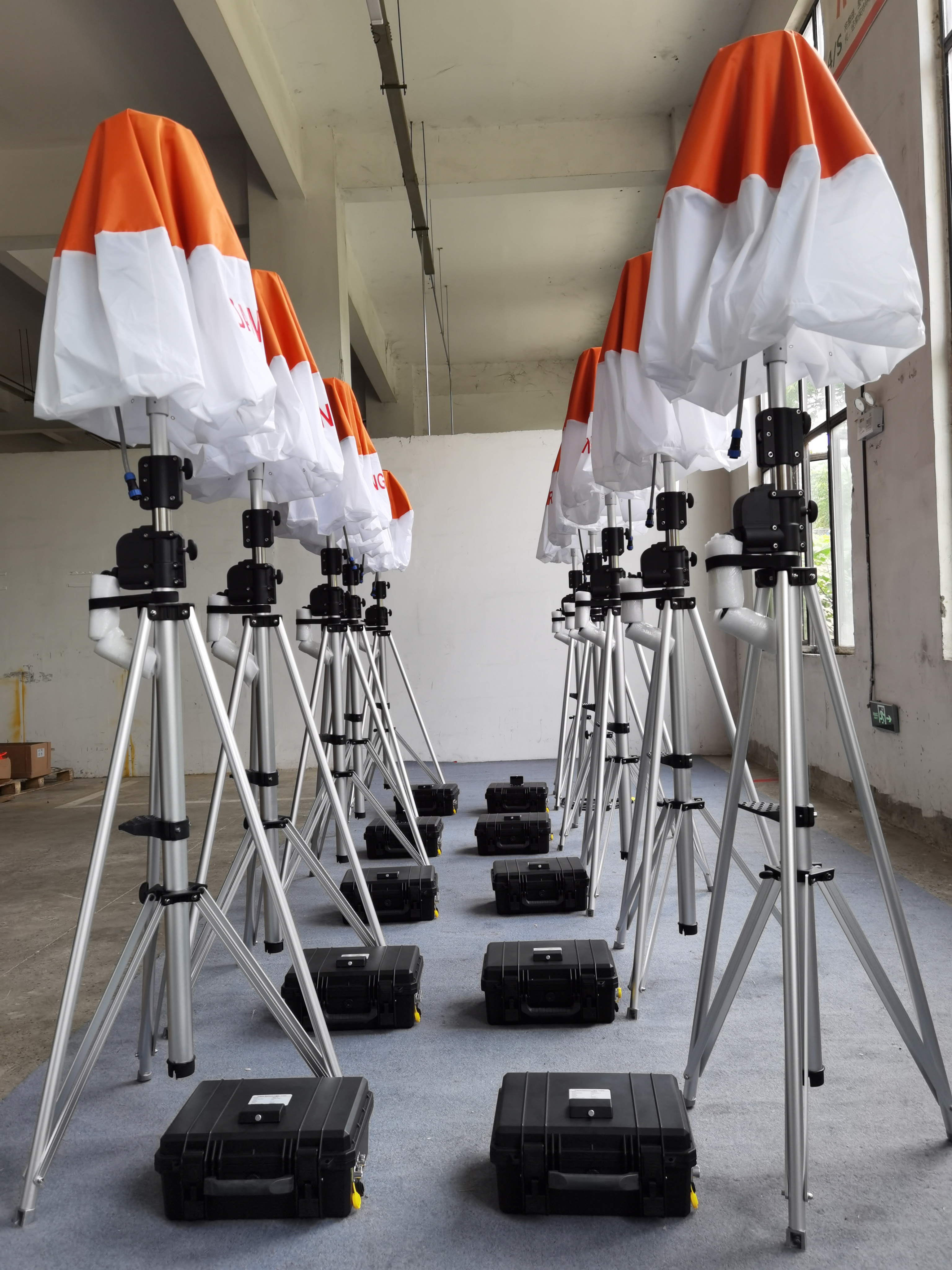 Wanco Mobile LED Balloon Light Tower Portable Construction Site Lighting Equipment