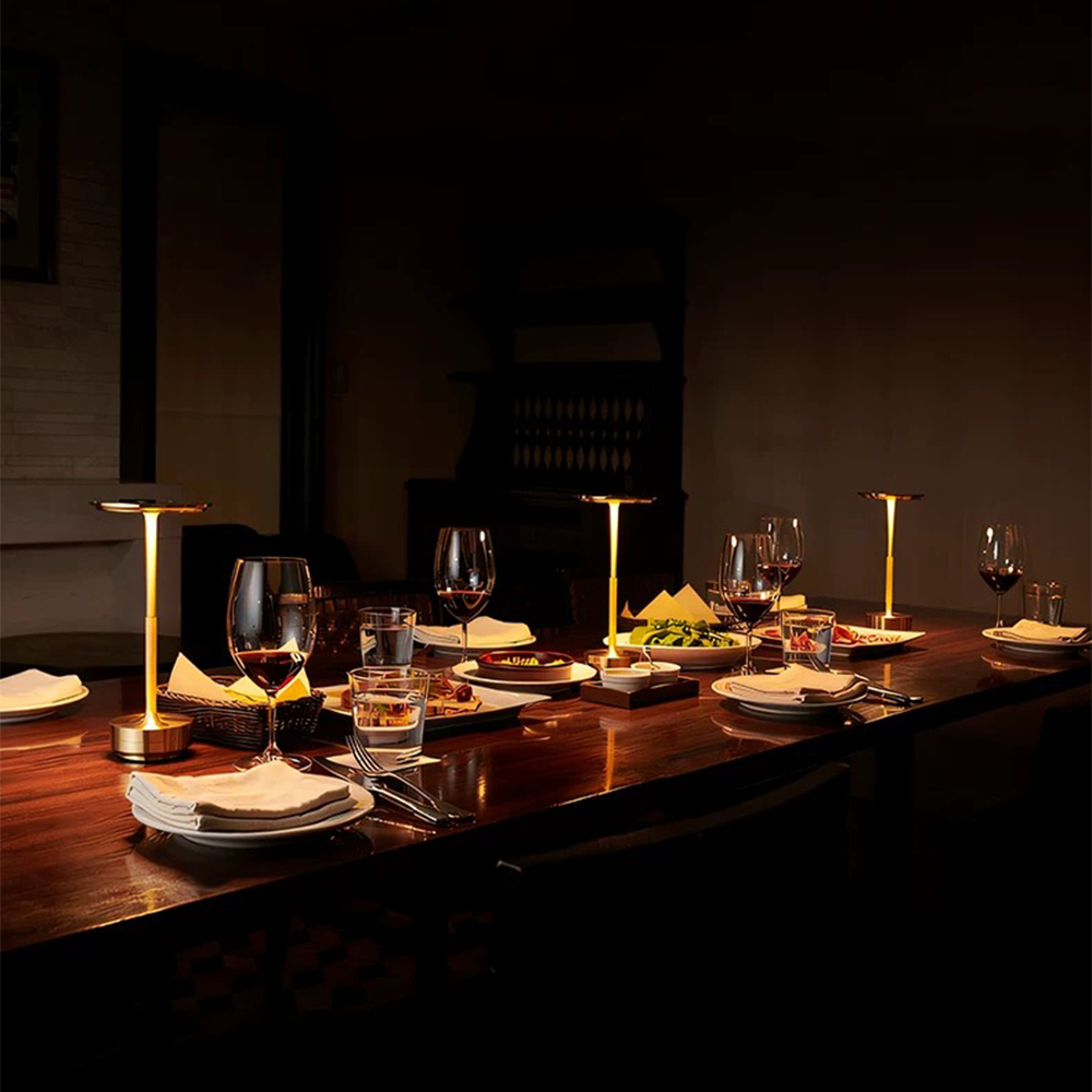 Modern Luxury Lightweight Portable Charging LED Table Lamp - New Model for Restaurants Hotels and Bars - Touchable Reading Lamp