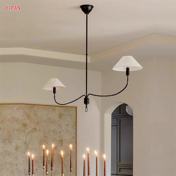 Hot Sale French Modern Creative Luxury Copper LED Custom Made Restaurant Hotel Villa Interior Decoration Classic Lighting