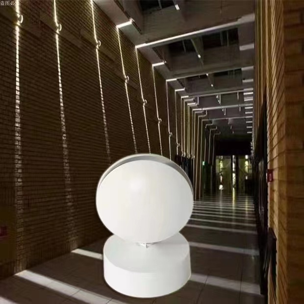360Degree Rotating Corridor Exterior Wall Decorative KTV Hotel Club Landscape Decoration Led Window Sill Trick Light