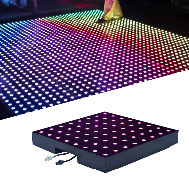 Buy Wireless Diy Dancing Disco Dj Lights Pista De Led Digital Black Dance Floor Covering Panels Hire