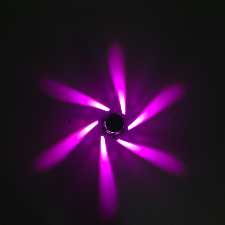 Surface Mounted Recessed LED Wall Lamp Ceiling Decorative Lights Windmill Shaped KTV bar Corridor Aisle Atmosphere RGB Lights