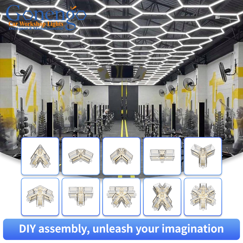 Reception Lounge Excellence Geometric Office Lighting Modern 6500K PC Dimmable for Reception Room