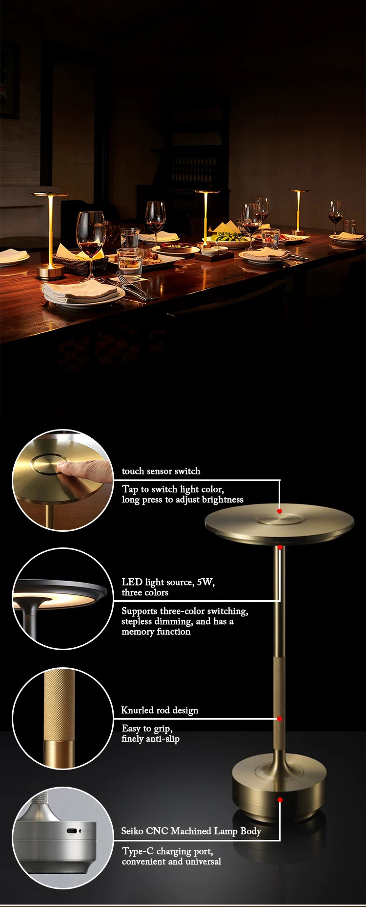 I-beam Desk Lamp View 2