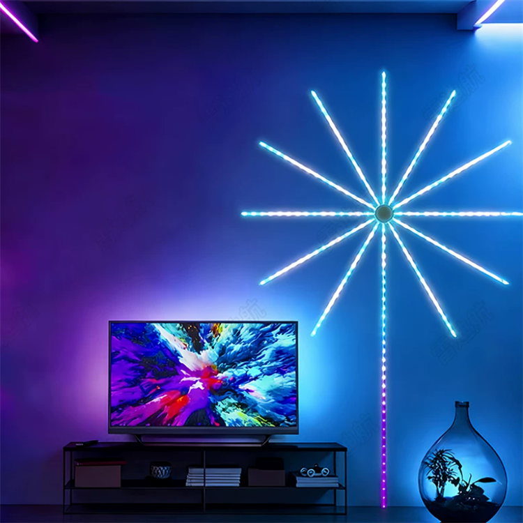 Contemporary Reception Area Firework Lights for Boutique Hotels and Modern Offices Seeking Unique Interactive Decor Elements