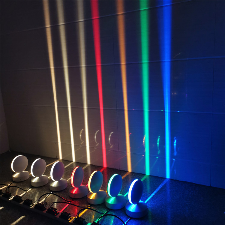 360 Degree 10w Remote Rgb Led Window Sill Door Frame Wall Light Hotel Ktv Corridor Aisle Beam Ray Line Wall Lamps