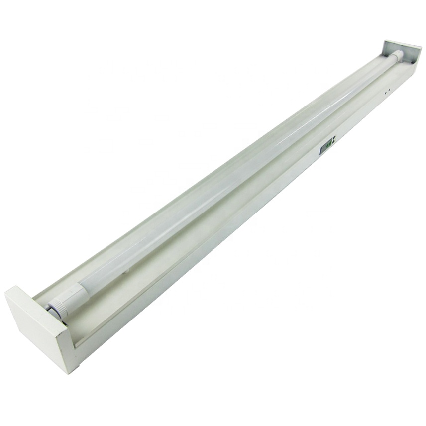 4FT Steel Body Bare Single Tube Fixture LED Light LED Shop Light
