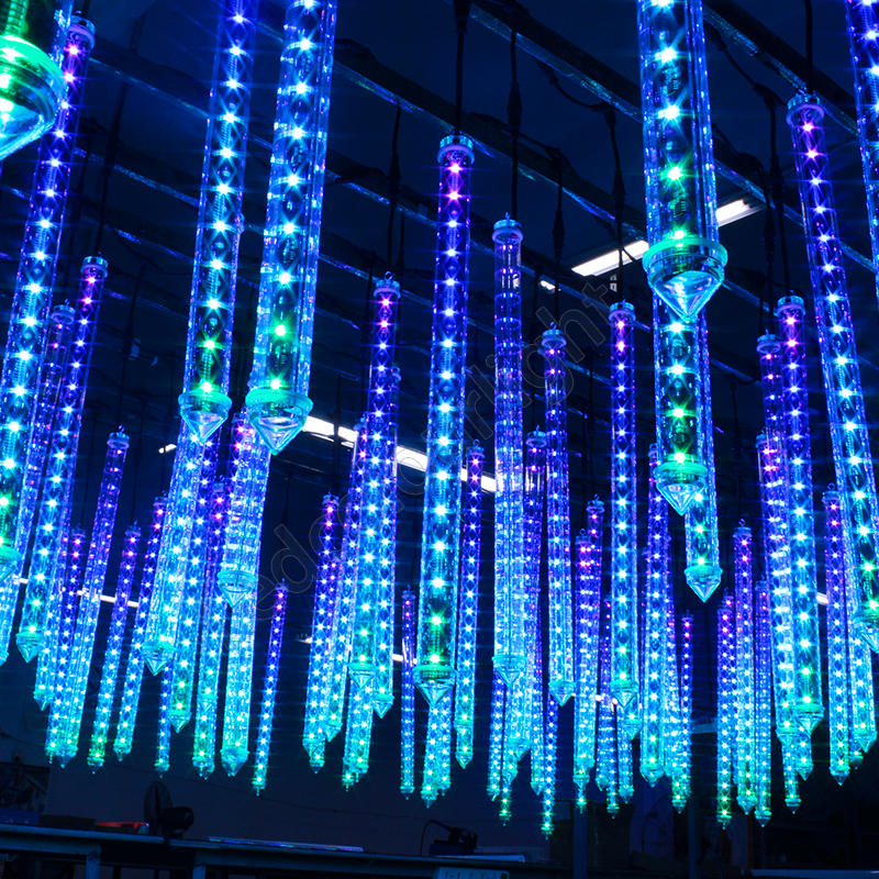 Shenzhen LedColourLight 360degree Led Falling Star Light DJ Night Club bar 3D DMX Led Meteor Light