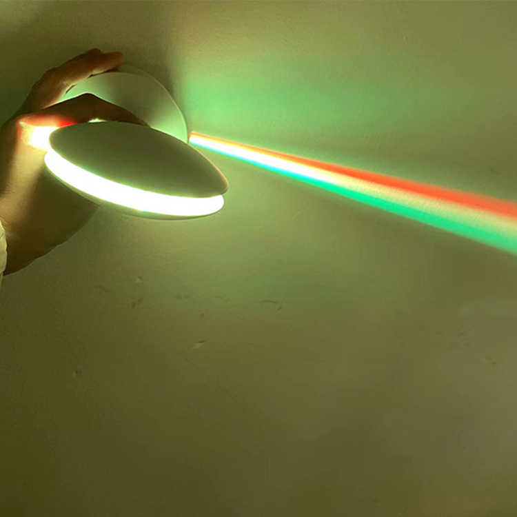 Waterproof Decorative RGB Sill 360 Degree KTV Bar Line Ray Spot Porch Wall Lights Outdoor 10W Corridor Creative Art Window Lamp
