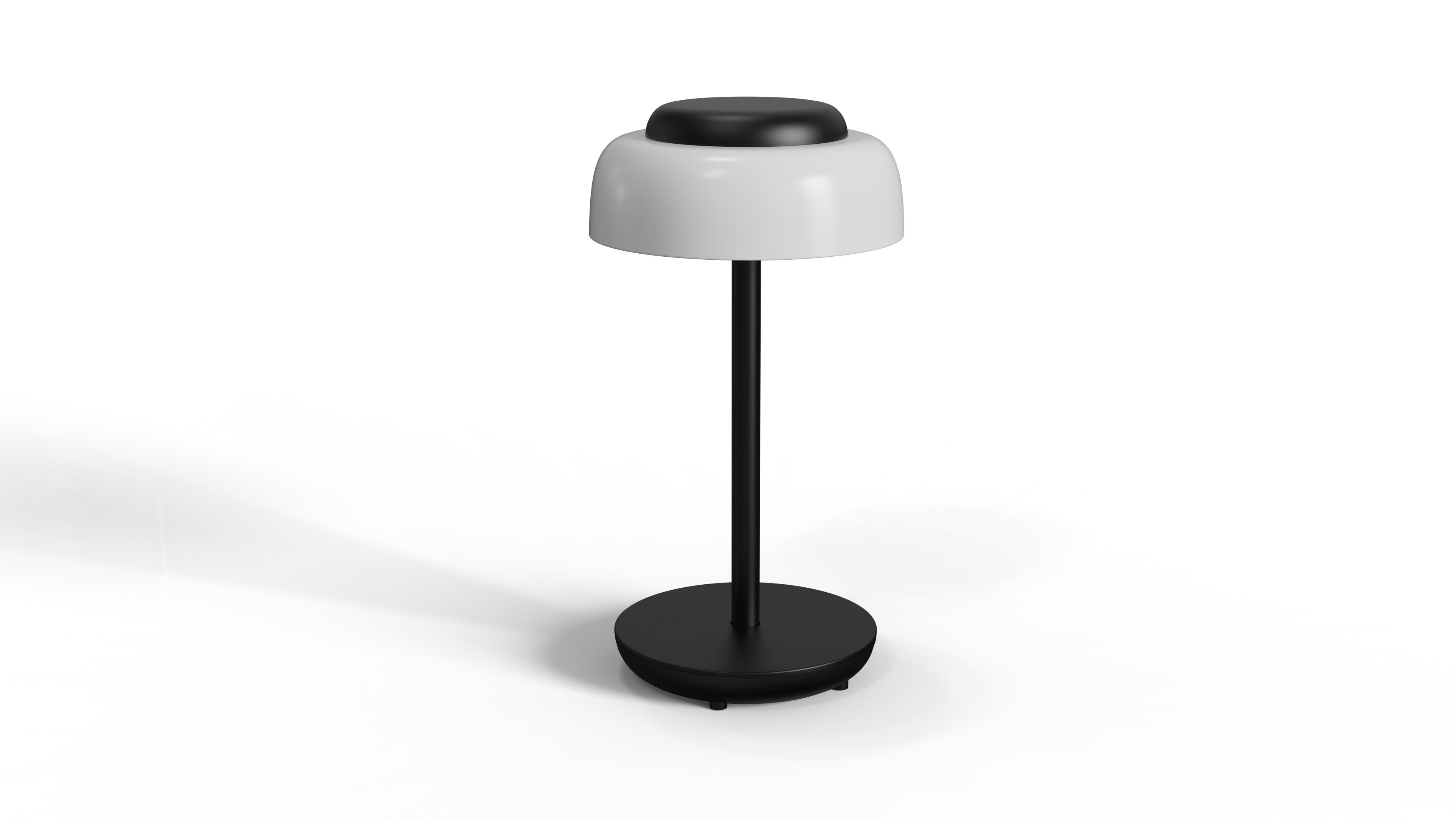 Modern Rechargeable Battery-Powered LED Ambient Table Lamp IP44 Waterproof for Outdoor/Indoor Use in Bars and Hotels