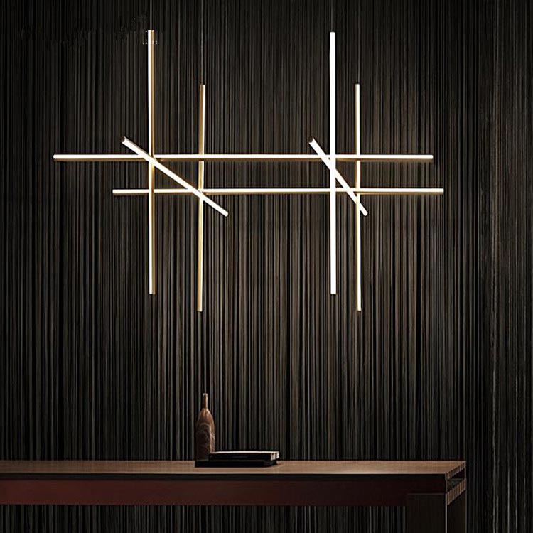 Modern Simple Custom Stainless Steel Lamp Living Room Bedroom Dining Room Hotel Lobby Chandelier Pendant Light
