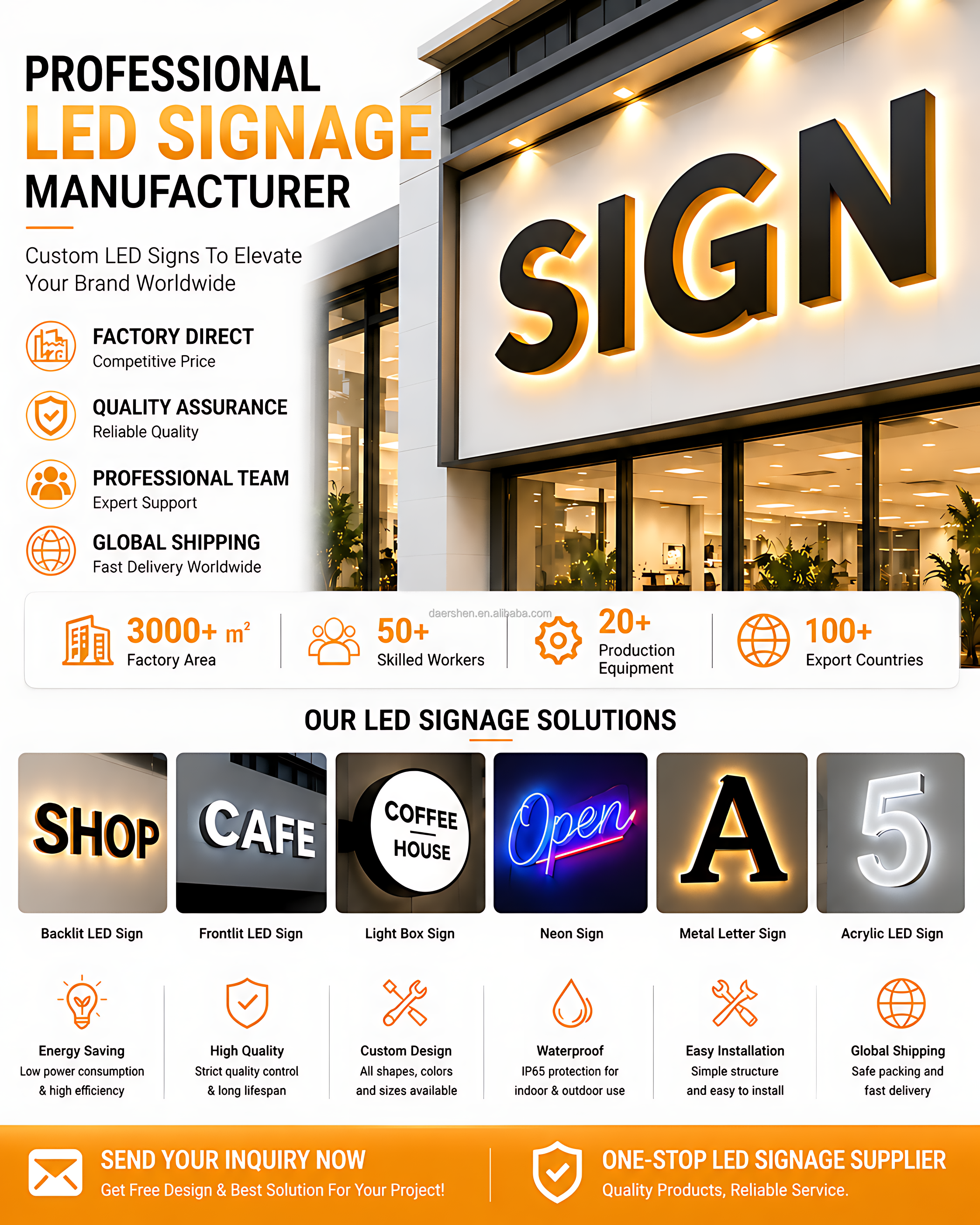 3D LED Signage