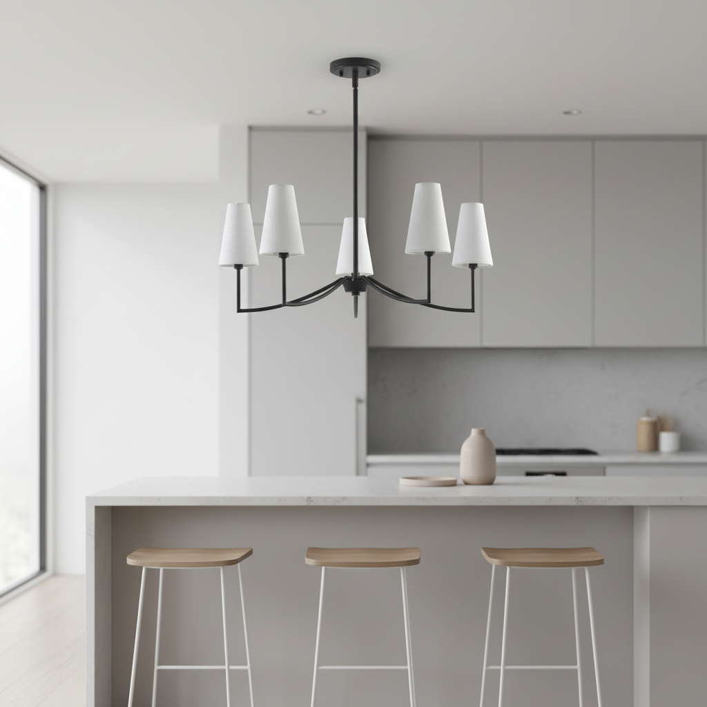 Customized Modern Home Office Hanging Light Steel Luxury LED Chandelier E12 for Restaurant Living Room Hotel