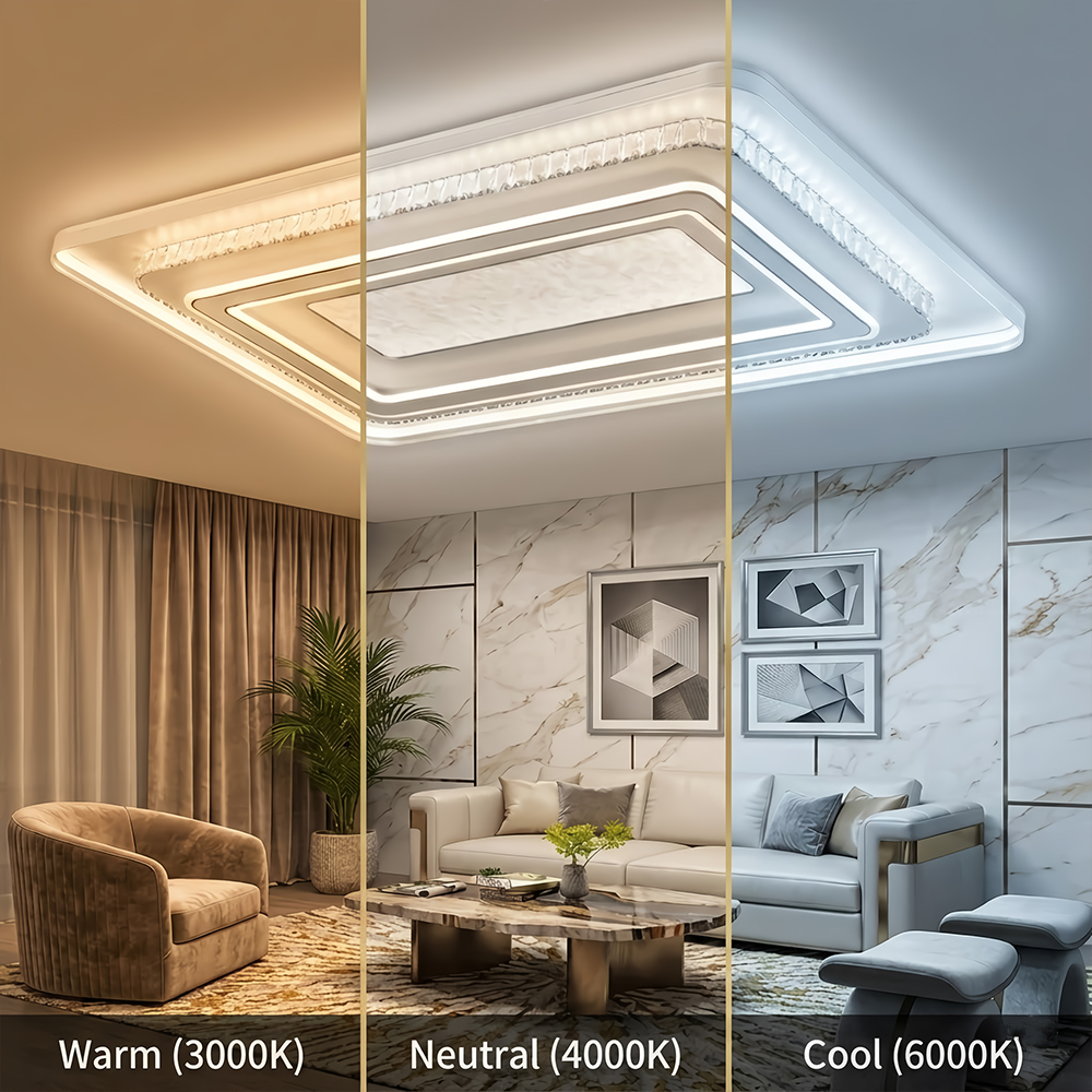 Factory Direct ODM Ceiling Light Fixture Elegant Marble Effect LED Panel Lighting For Modern House Renovation Wholesale Supplier