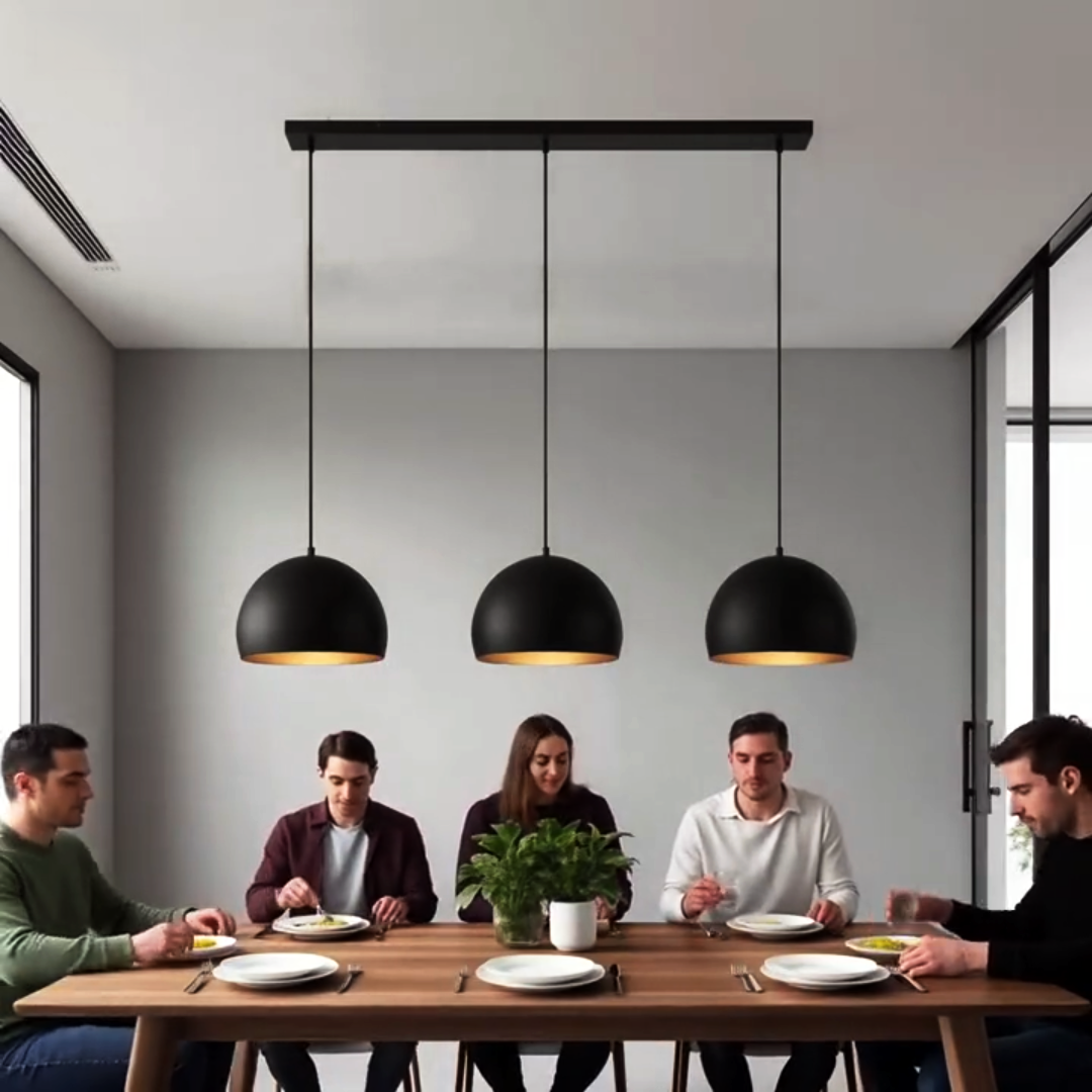 Triple Pendant Light Set Style 2