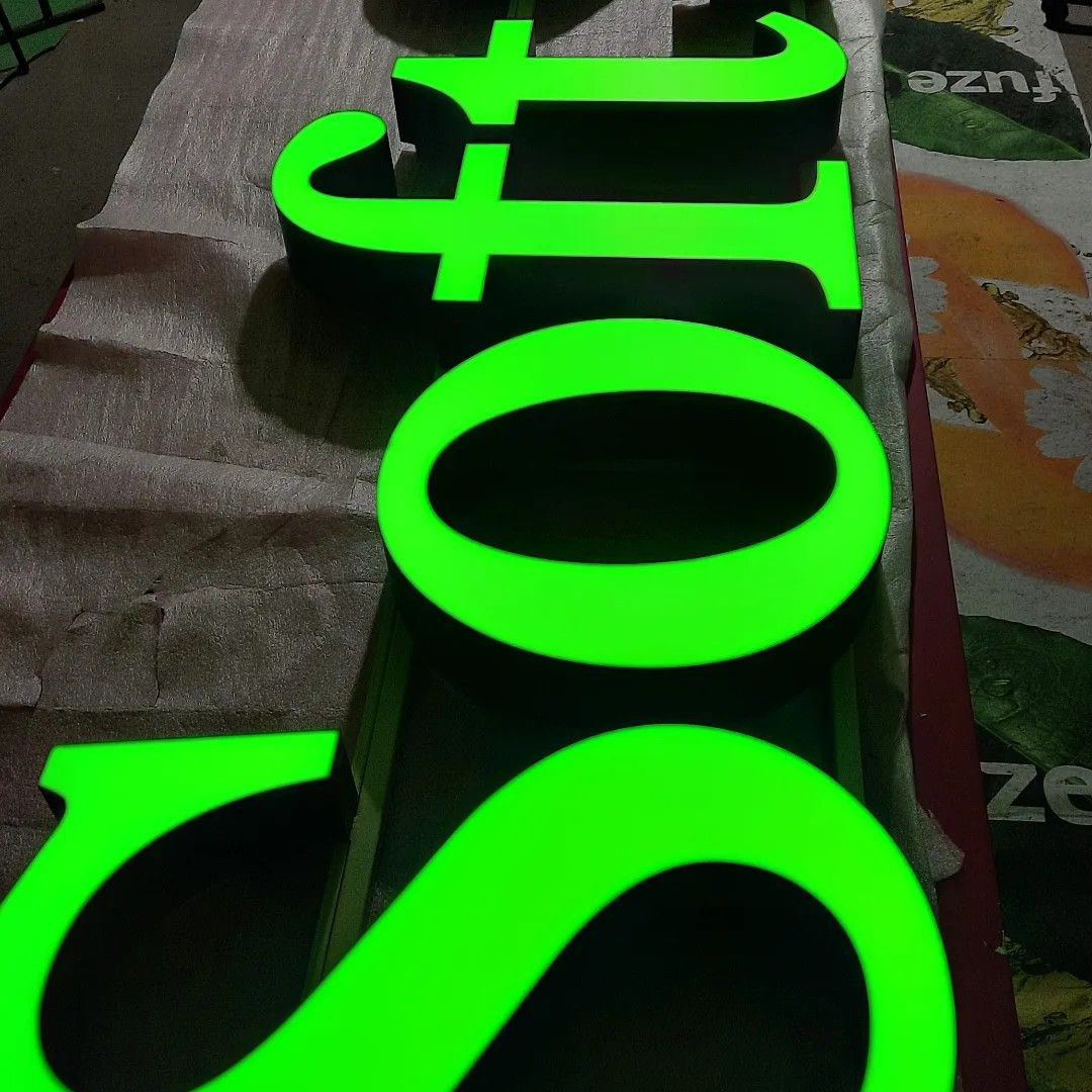 3D Logo Light Letter Sign Led Decorative Backlit Channel Letters Neon Light Source for Building Decor DC Power Supply