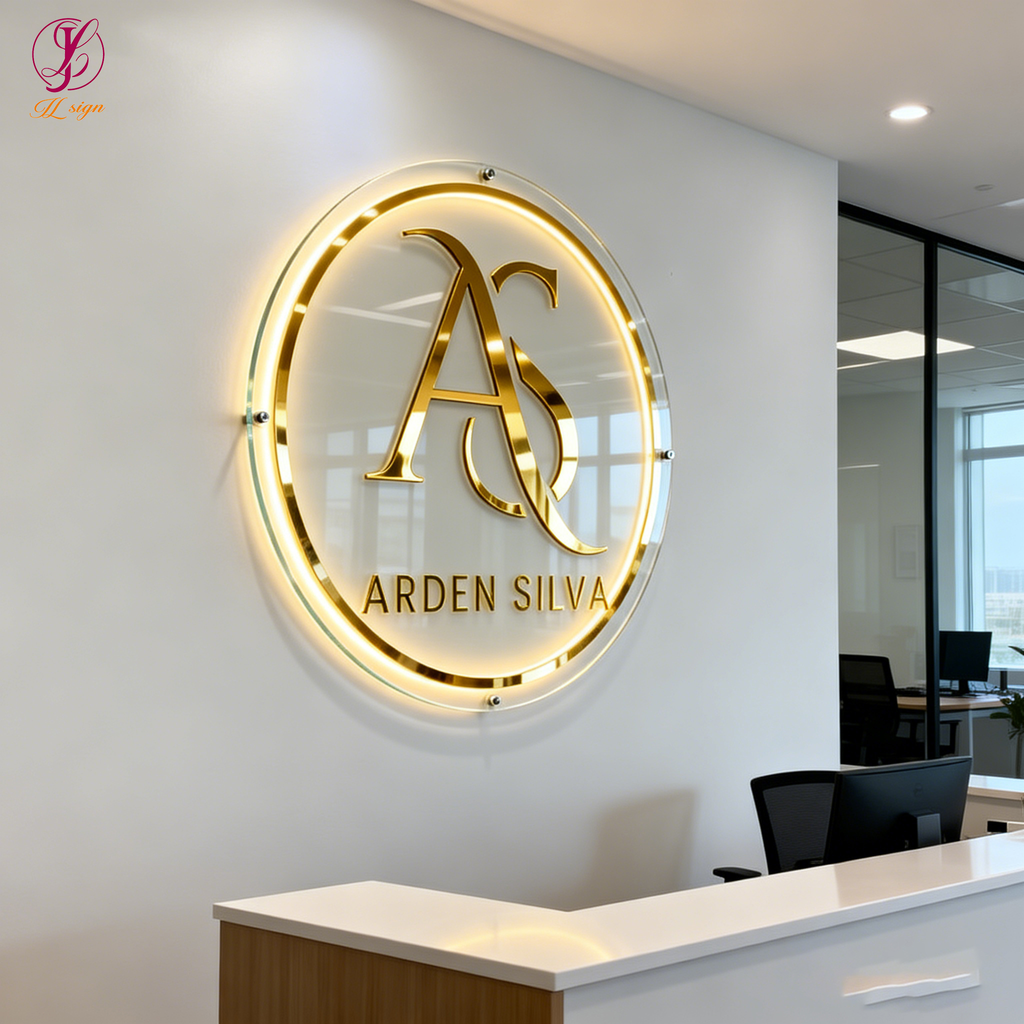 Lash SALON SPA Reception RestRoom Wall Backlit Lighting Sign For Interior Brand Signage Name Logo Neon Lighting Shop Store Decor