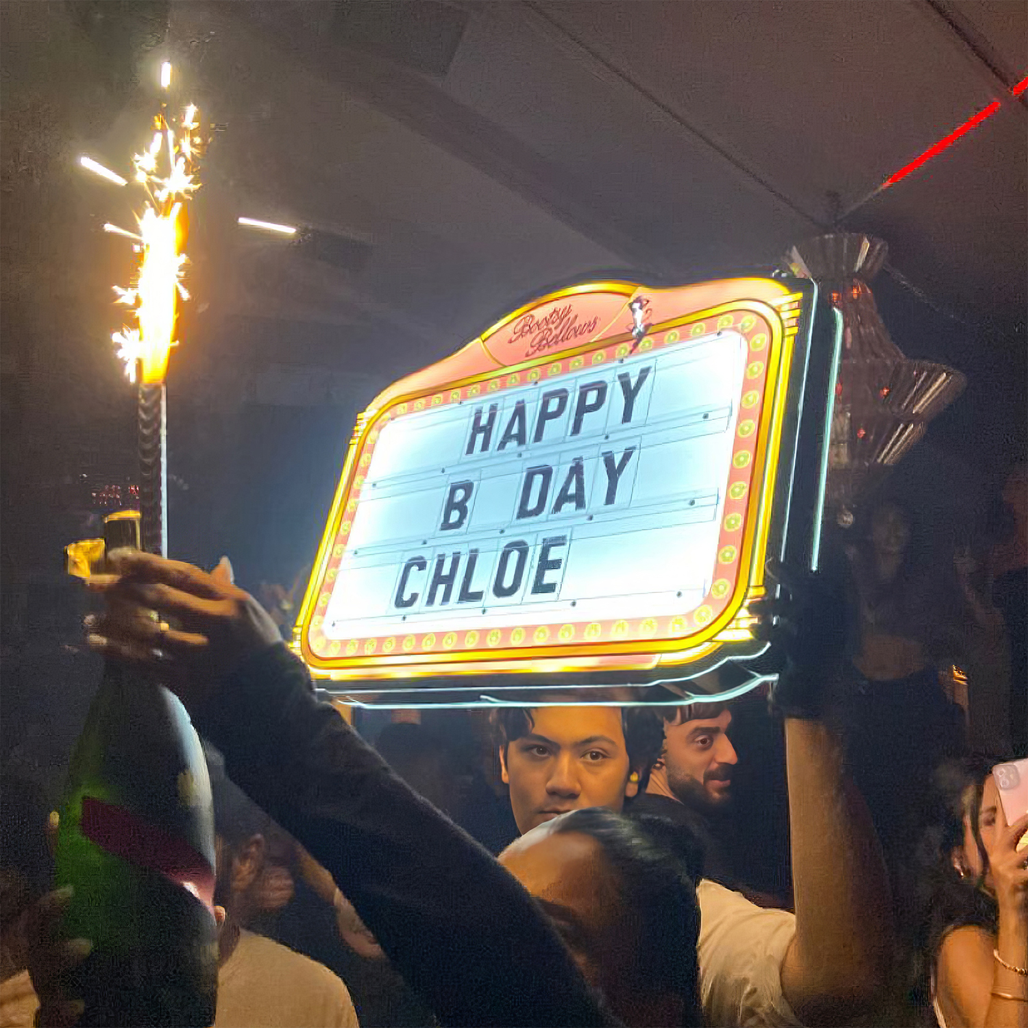 Customized LOGO LED Letters Board LED Marquee Sign VIP Display Glorifier Board For Nightclub