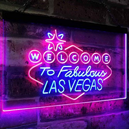 Custom Welcome to Fabulous Las Vegas Led Neon Sign Acrylic Board logo Neon Lights for Hotel Sport Beer Illumination Neon Lights