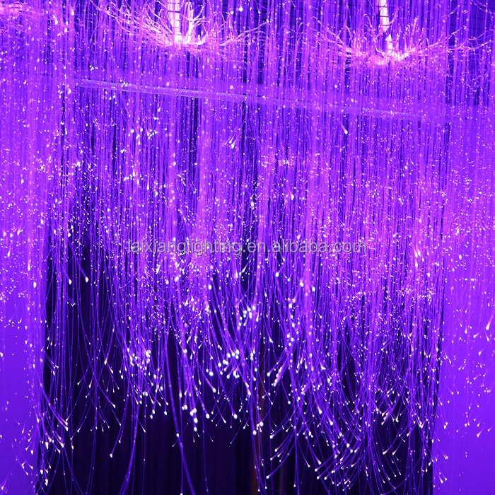 Fiber Optic Light RGB Color Change Romantic Atmosphere Lighting Decoration for Wedding Hall Party Hotel Corridor KTV bar Club