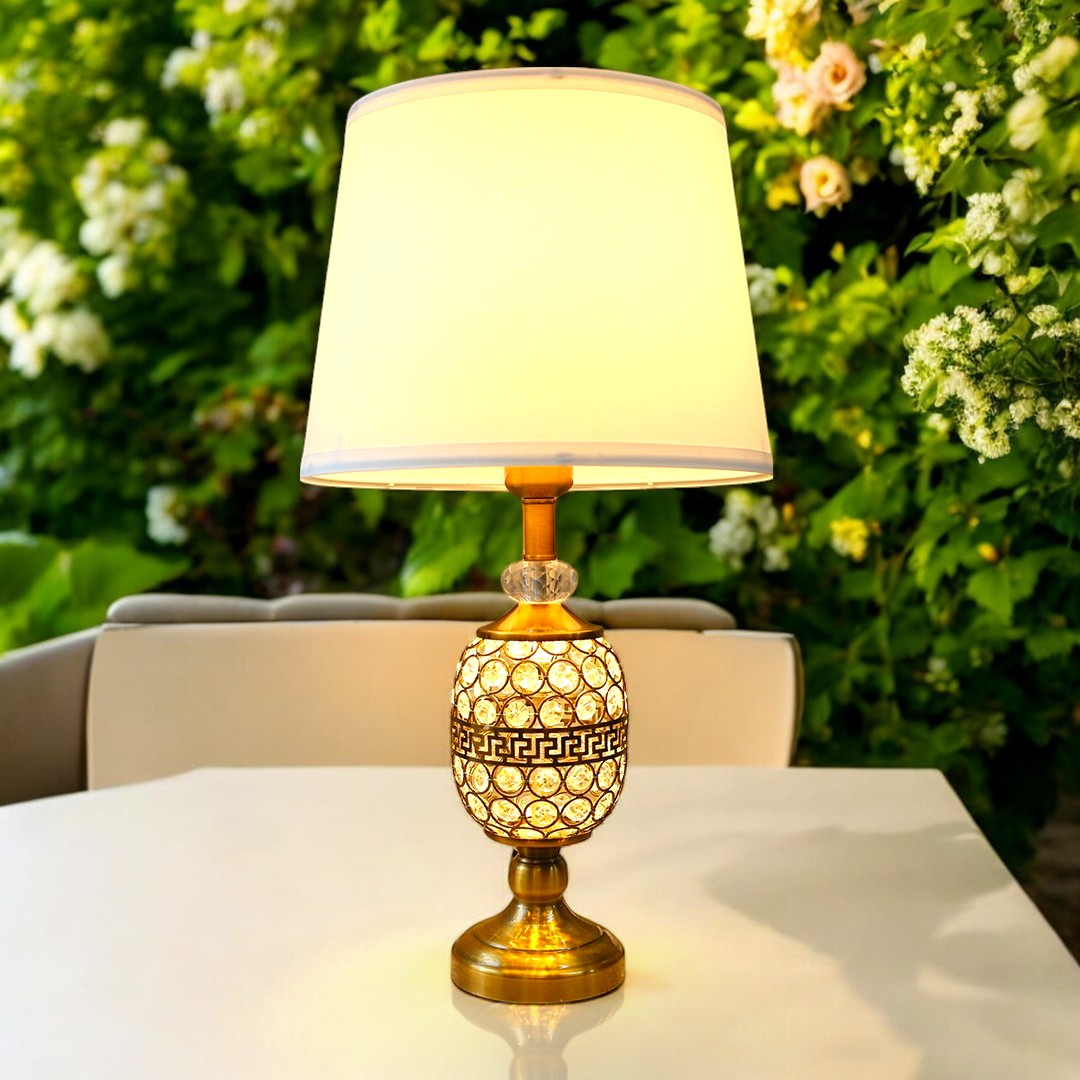European Modern Luxury LED Table Lamps Indoor Cozy Light for Living Bedroom Hotel Room Dome Shade with Simple Feature Hot Sale