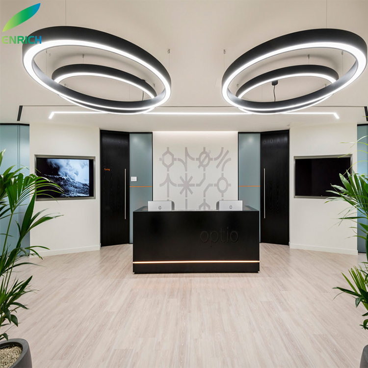 Cool White 6000K OEM/ODM New Design Architectural Wall Linear LED Circular Light Curve Light for Reception Staircase