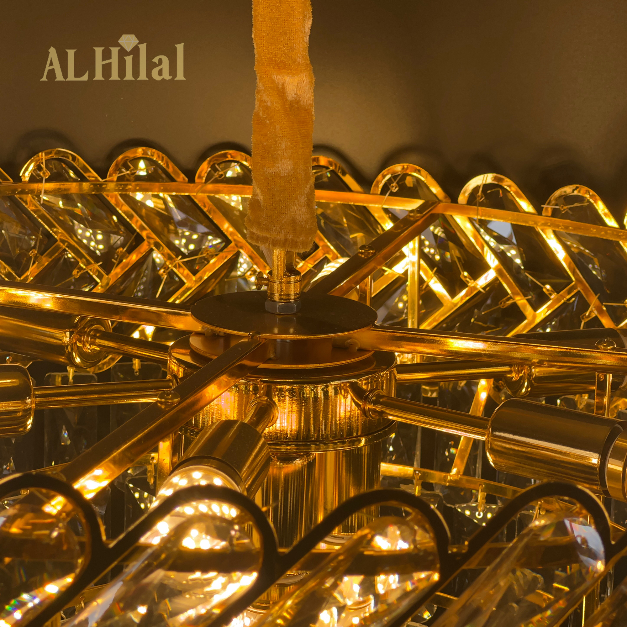 Modern Simple Luxury Crystal Chandelier for Hotels Villas Lounges Restaurants and Bars for Lobby Stairs and Interior Design