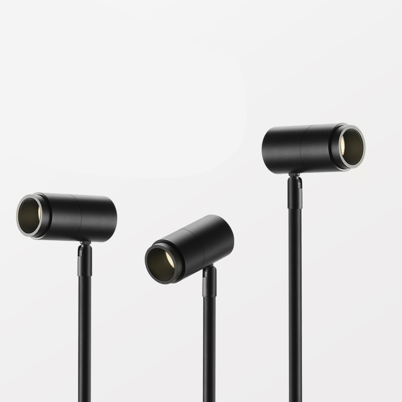 Modern Design Museum Showcase Lamp with Retractable Zoom Spotlights Adjustable Counter Lights and Jewelry Pole Spotlights