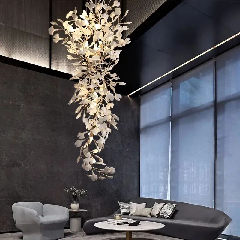 Light Luxury Nordic Post-Modern Hotel Fashion Atmosphere Bedroom Dining Room Wedding Led Chandeliers Light