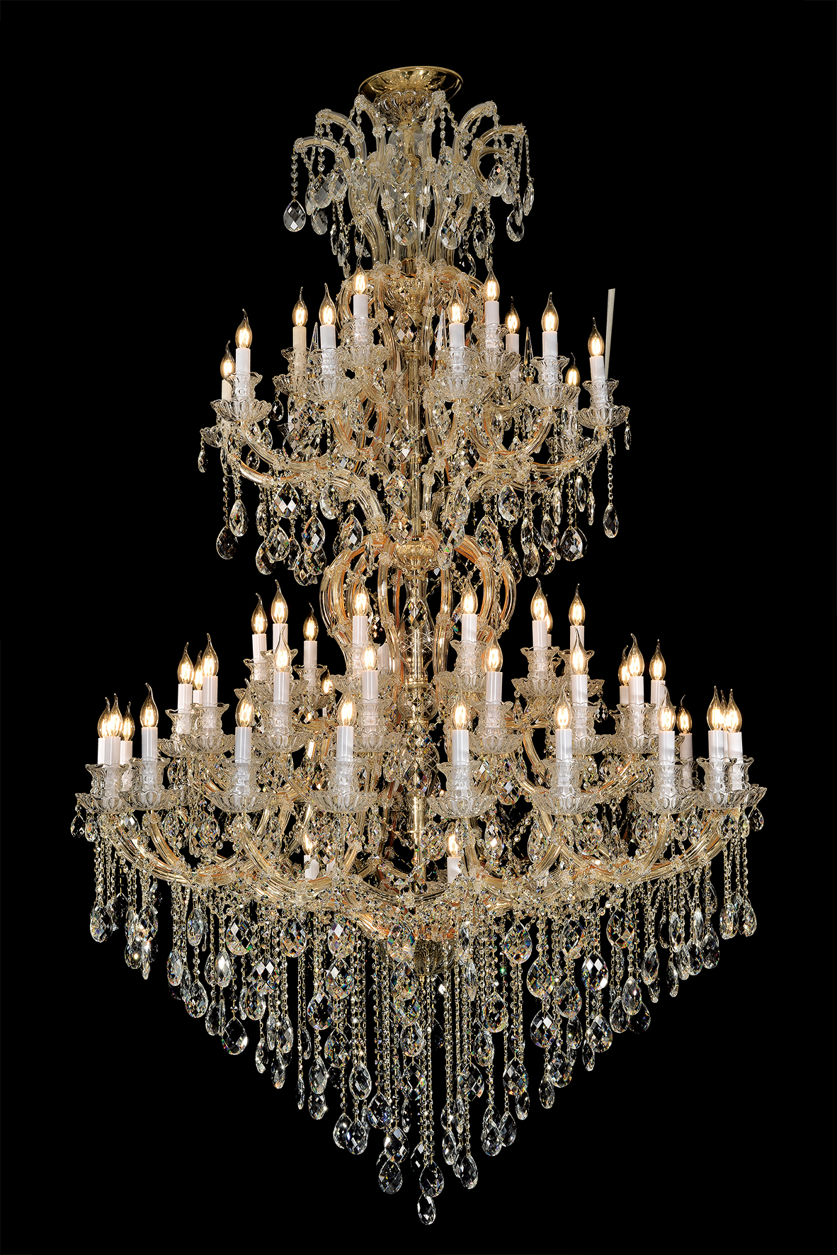 OEM/ODM Hotel Lobby Chandelier Customizable Luxury Lighting for Hospitality Projects