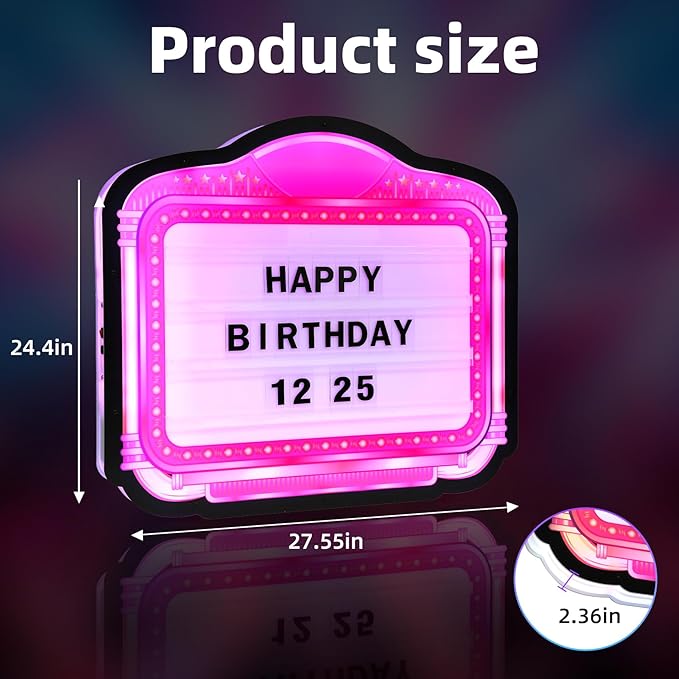 Customized LOGO LED Letters Board VIP Display Glorifier LED Marquee Sign Board Box Light Bottle Presenter for Nightclub Lounge