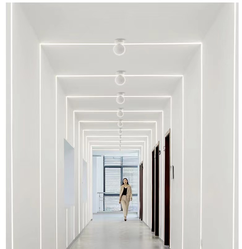 360Degree Rotating Corridor Exterior Wall Decorative KTV Hotel Club Landscape Decoration Led Window Sill Trick Light
