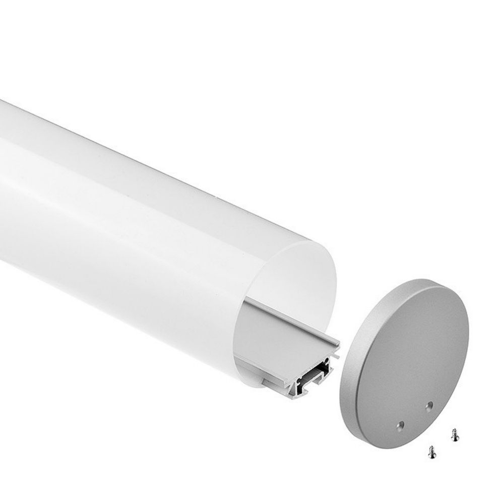 Diameter 60mm Office Light Luxury Restaurant bar Commercial Chandelier Modern Simple New Cylindrical Led Long Profile