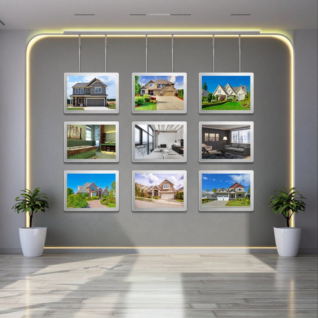 LITSIGN LS M2 Real Estate Agent A4 Rectangle Ultra Slim Eco-Friendly Low Voltage Durable High Brightness Dimmable LED Light Box