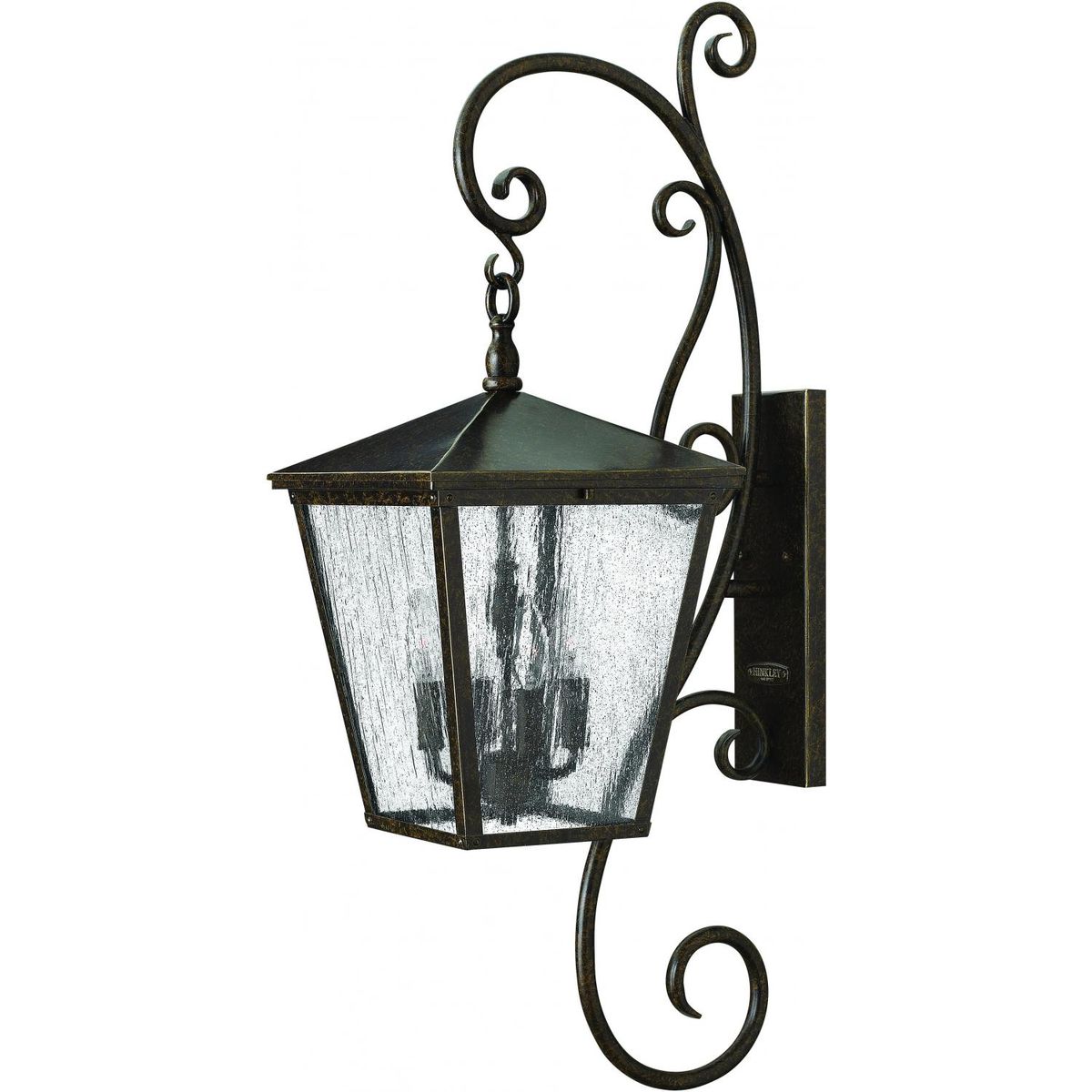 European Style Waterproof Wrought Iron Wall Lamp LED Shadow Projection Outdoor Light for Garden Facade Construction Real Estate