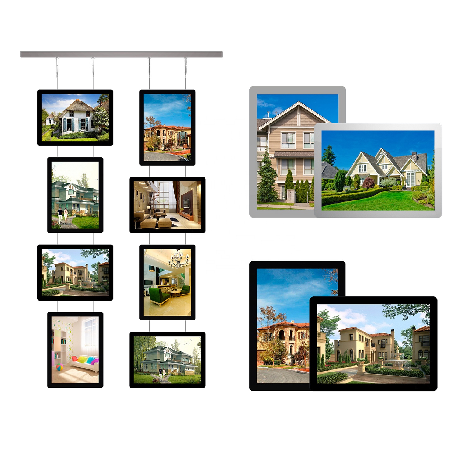 LITSIGN LS M2 Real Estate Agent A4 Rectangle Ultra Slim Eco-Friendly Low Voltage Durable High Brightness Dimmable LED Light Box