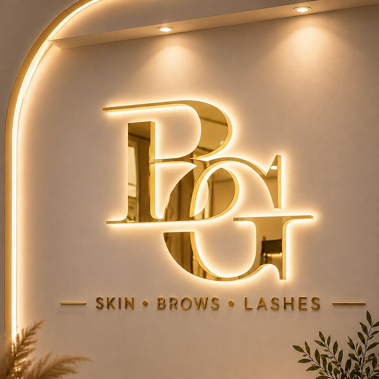 Custom Led Sign For Business Sign Led Letters Sign Led Illuminated Sign Custom Led Logo Sign For Beauty Salons