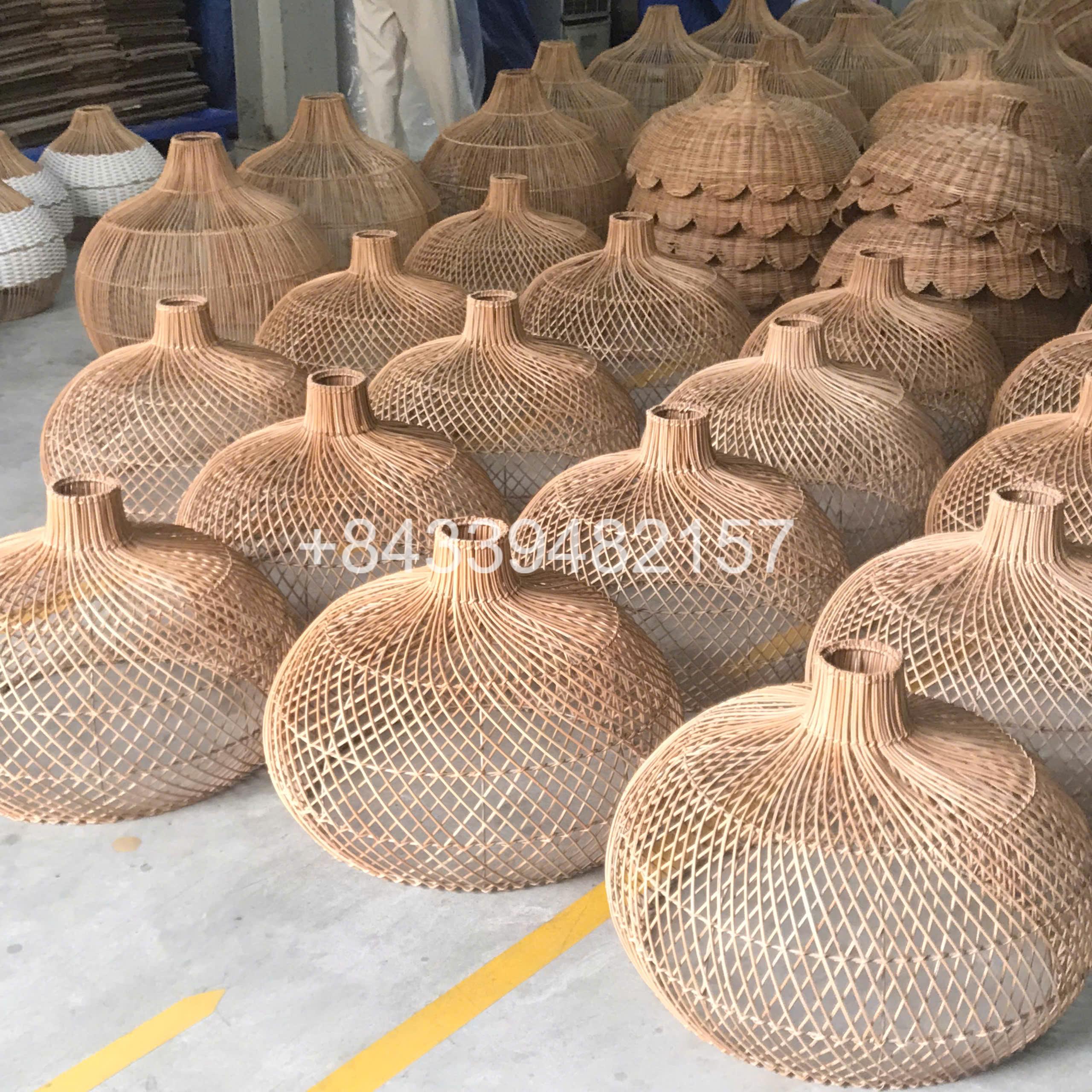Home Decoration Indoor Lampshade &amp; Pendant Big Rattan Lampshade/Chandelier High Quality for Living Room/ Hotel/Restaurant