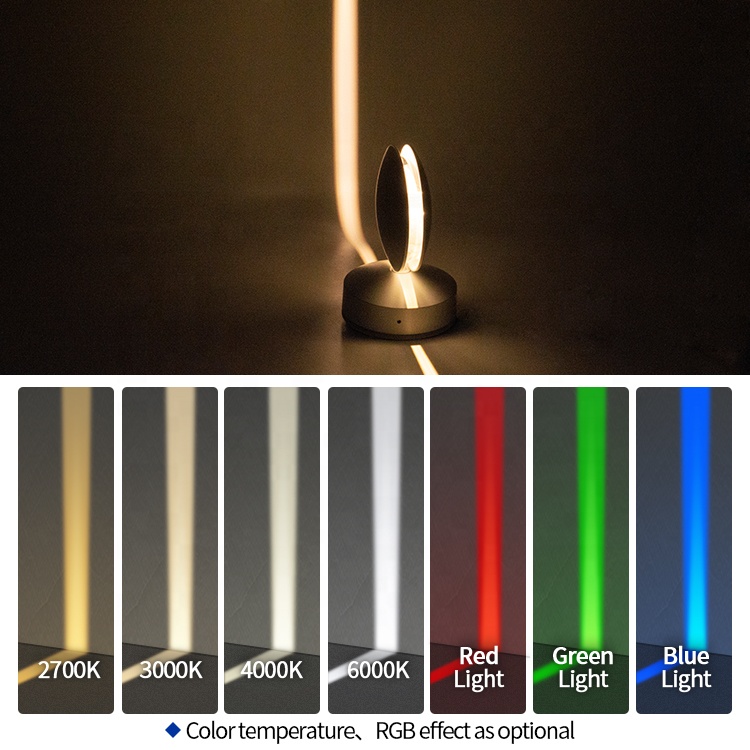 360 Degree Rotating LED Window Sill Trick Light Corridor Exterior Wall Decorative KTV Hotel Club Landscape Decoration Wall Lamps