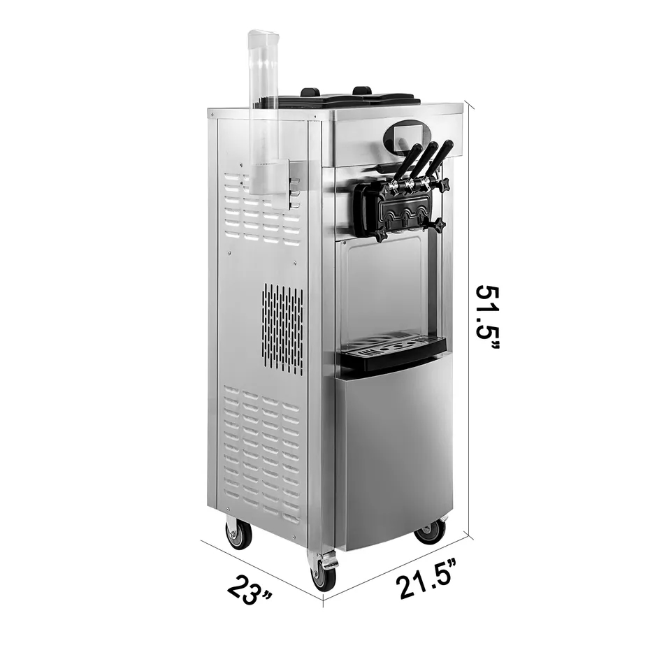 EU Warehouse Ice Cream Machine LED Panel Overnight Refrigeration
