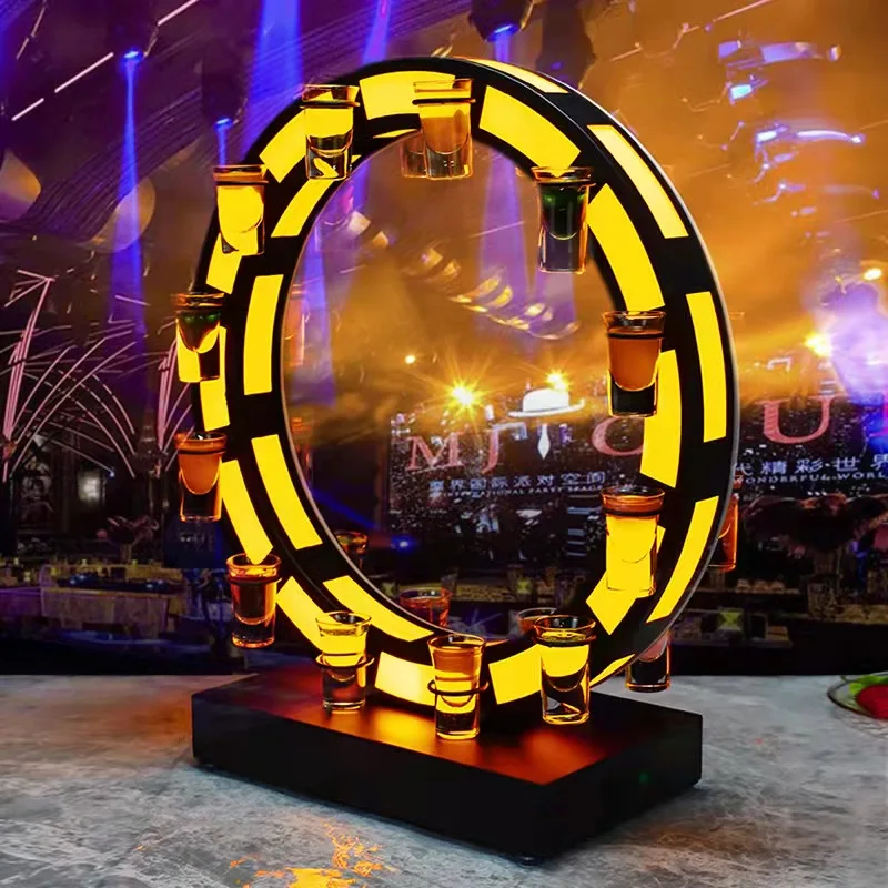 Rotating bottle display