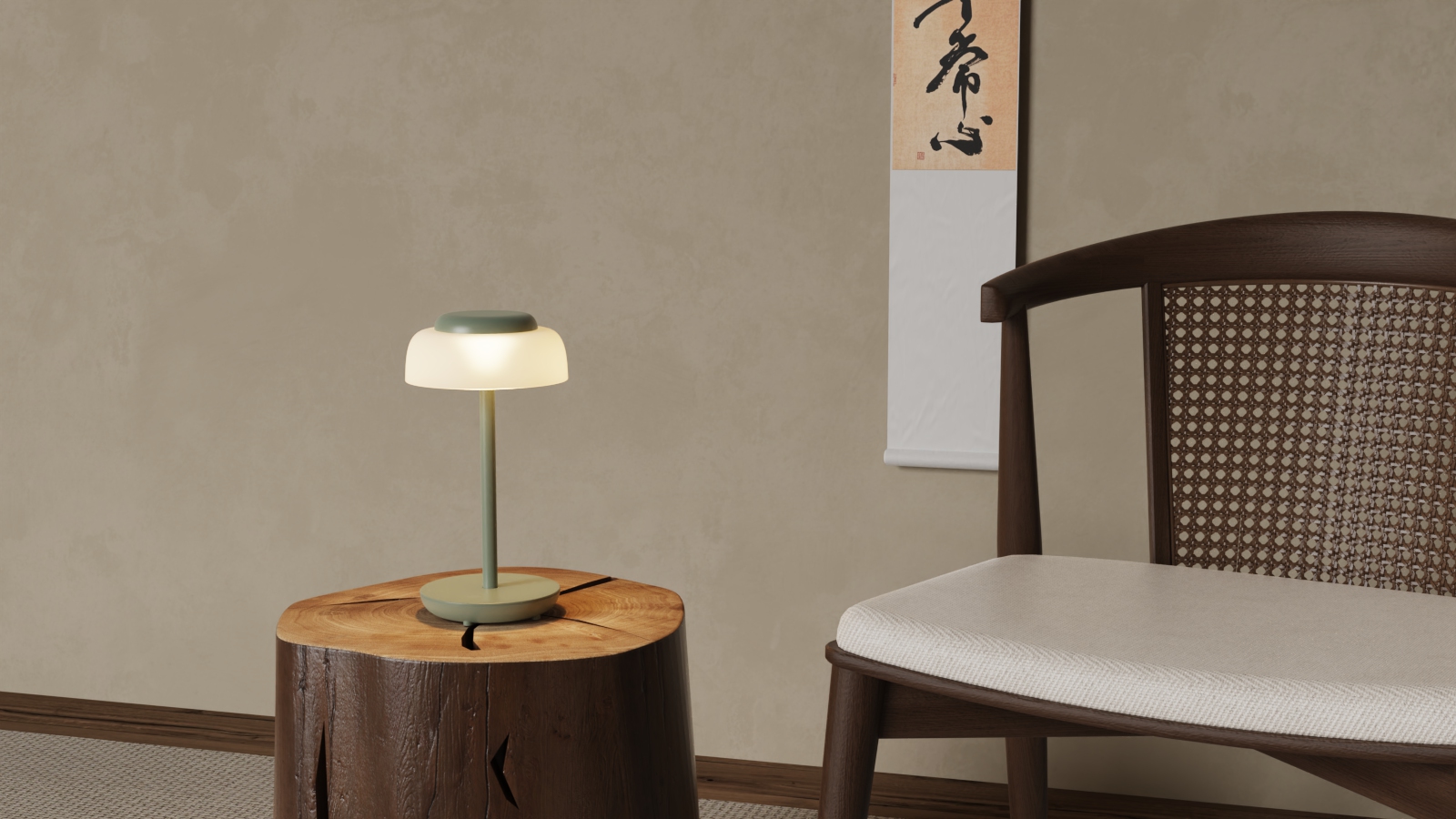 Modern Outdoor Indoor Table Lamp IP44 Waterproof Touch Control Rechargeable LED Single Shade Ambient Light for Bar Hotel Patio
