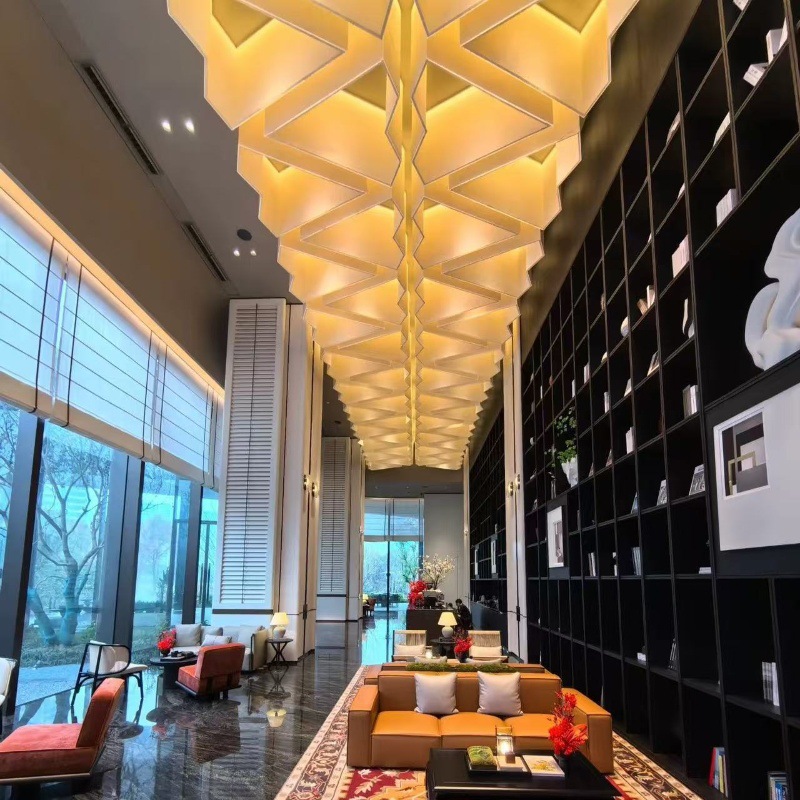 Bespoke Artistic Pendant Lights for Real Estate Sales Centers with Thematic Commercial Lighting Solutions for Retail Spaces